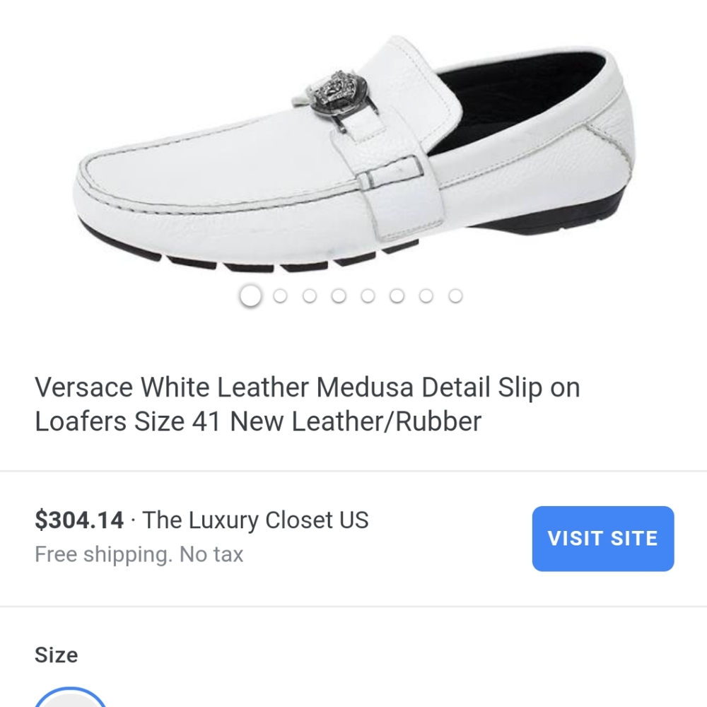 Versace loafers authentic